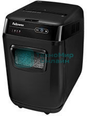 Шредер Fellowes AutoMax 200M микрорезка, автоподача, DIN P-5, 2х14 мм, 200 лст. 32 лтр.