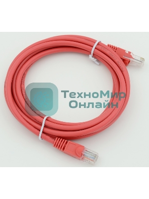 Патч-корд molded 5E Copper 3m красный