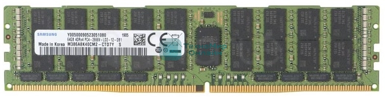 Оперативная память Samsung DDR4 64GB LRDIMM (PC4-25600) 3200MHz ECC Reg Load Reduced 1.2V M386A8K40DM2-CWELY