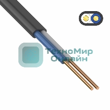 Кабель силовой медный ВВГ-Пнг(А) 2x1,5 мм² 100 м, ГОСТ 31996-2012, ТУ 16-705.499-2010
