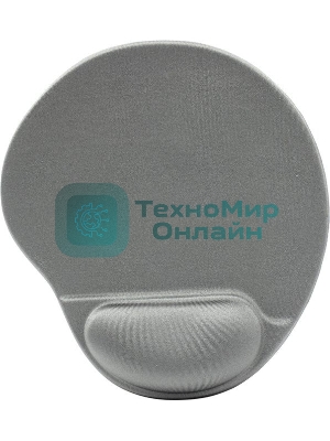 Коврик для мыши Defender гелевый Easy Work (серая лайкра) нескользящ.основа,260х225х5мм