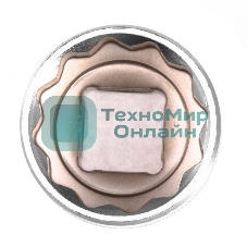 Головка торцевая, 27 мм, 12-гранная, CrV, под квадрат 1/2