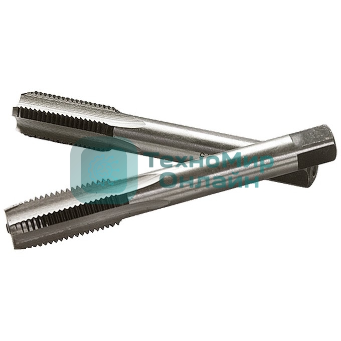 Метчик ручной Сибртех М16x2,0 мм,комплект из 2 шт.