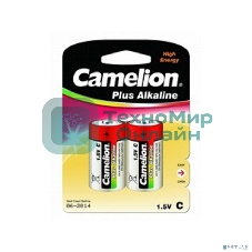 Батарейка Camelion LR14 Plus Alkaline BL-2 (LR14-BP2, 1.5В)
