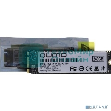 Накопитель SSD 240Gb M2 2280 QUMO Novation TLC 3D (Q3DT-240GMSY-M2) R/W 560/530; 52K/72K IOPS; MAS1102A OEM
