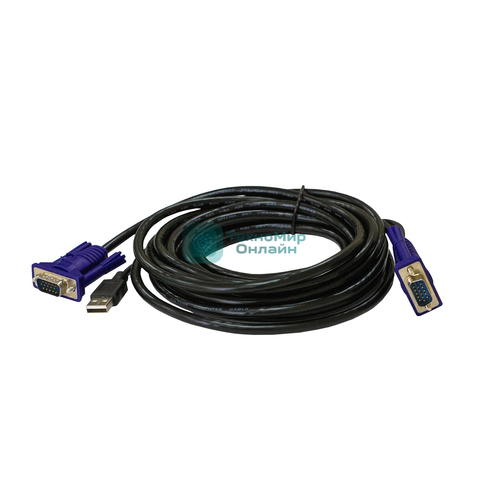 Кабель KVM ORIGO OKVMCU3/A1A с разъемами VGA и USB, 3 м