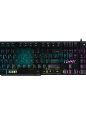 Клавиатура Qumo Dragon War Unicorn K01 проводная, USB Type-A, чёрный
