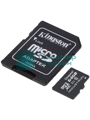 Флеш карта microSD 64Gb Kingston microSDНC Class 10 A1 UHS-I Endurance 95R/30W Card Only