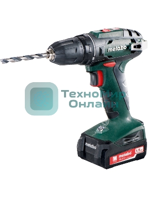 Дрель-шуруповерт Metabo BS 14.4 602206550, 14,4 В, 1,5 Ач, 40 Нм, щеточный