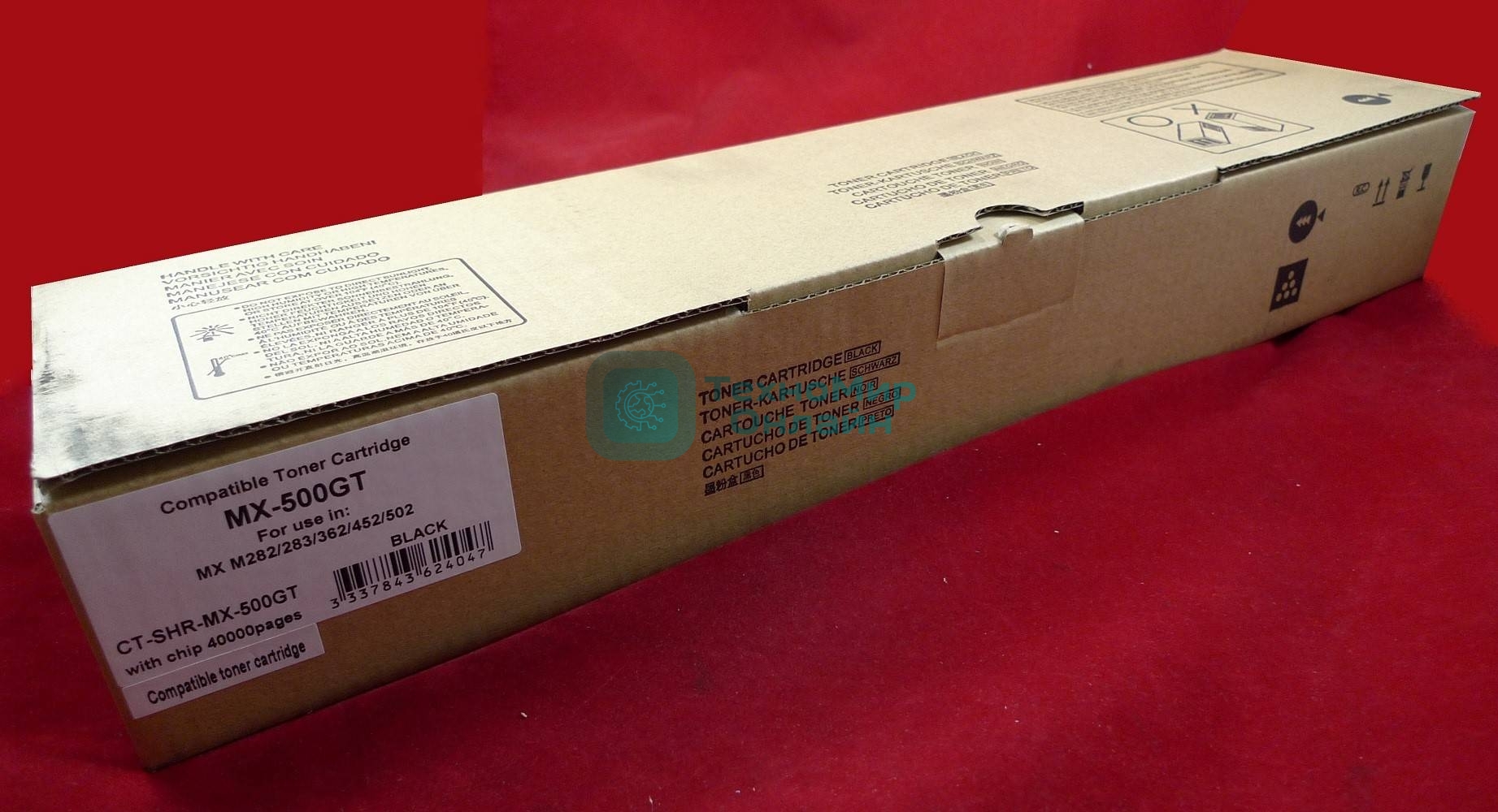 Картридж лазерный Sharp MX M282/283/362/452/502 (MX-500GT) (туба 1000г) JPN