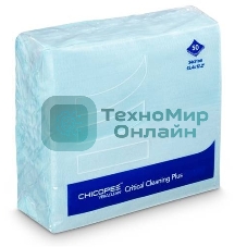 Салфетки для очистки оптики и зеркал, безворсовые Veraclean Critical Cleaning Wiper голубые (Katun/Chicopee) пак/50шт