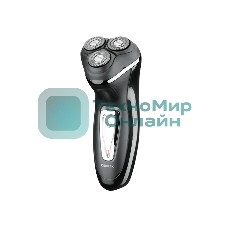 Электробритва Centek CT-2166 (хром/черный) ротор, АККУМУЛЯТОР + РАБОТА ОТ СЕТИ,триммер