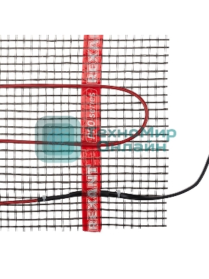 Теплый пол (нагревательный мат) Rexant PRO (RNX -2,5-550 площадь 2,5 м² (0,5х5,0 м)),550 Вт, двухжильный с экраном