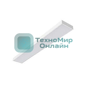 Светильник светодиодный BASIC 1195х180х50 35Вт 4000К офисный встраив. накладной с рассеив. призма VARTON B1-A0-00270-01G03-2003540