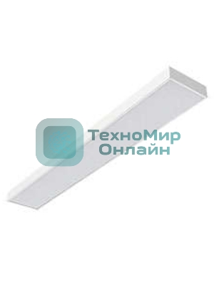 Светильник светодиодный BASIC 1195х180х50 35Вт 4000К офисный встраив. накладной с рассеив. призма VARTON B1-A0-00270-01G03-2003540