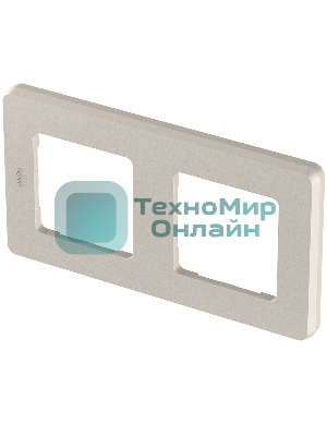 Рамка 2 поста шампань Inspiria