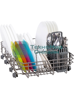 Посудомоечная машина Maunfeld MWF08B, белый, 44.8 см, 9 компл., 49 дБ, класс A++