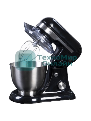 Миксер Galaxy Line GL 2230, черный, планетарный, 700 Вт, 12 скоростей