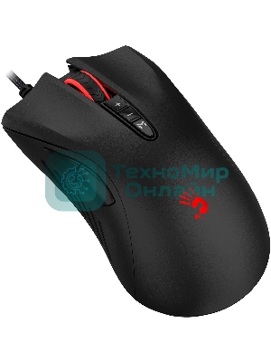 Мышь проводная A4Tech Bloody ES5 черный, 3200 dpi, USB Type-A, кнопки - 8