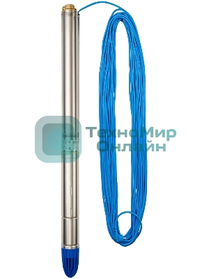 Насос скважинный центробежный ВОДОМЕТ 3ДК 45/60, обратный клапан в комплекте