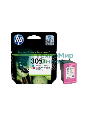 Картридж струйный HP 305XL 3YM63AE многоцветный (200 стр.) для HP DJ 2320/2710/2720