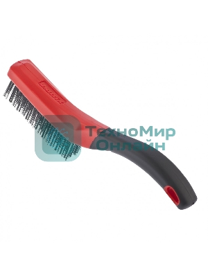 Щетка Matrix зачистная 4-х рядная, двухкомпонентная рукоятка