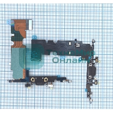 Шлейф разъема питания для iPhone 8 Plus черный