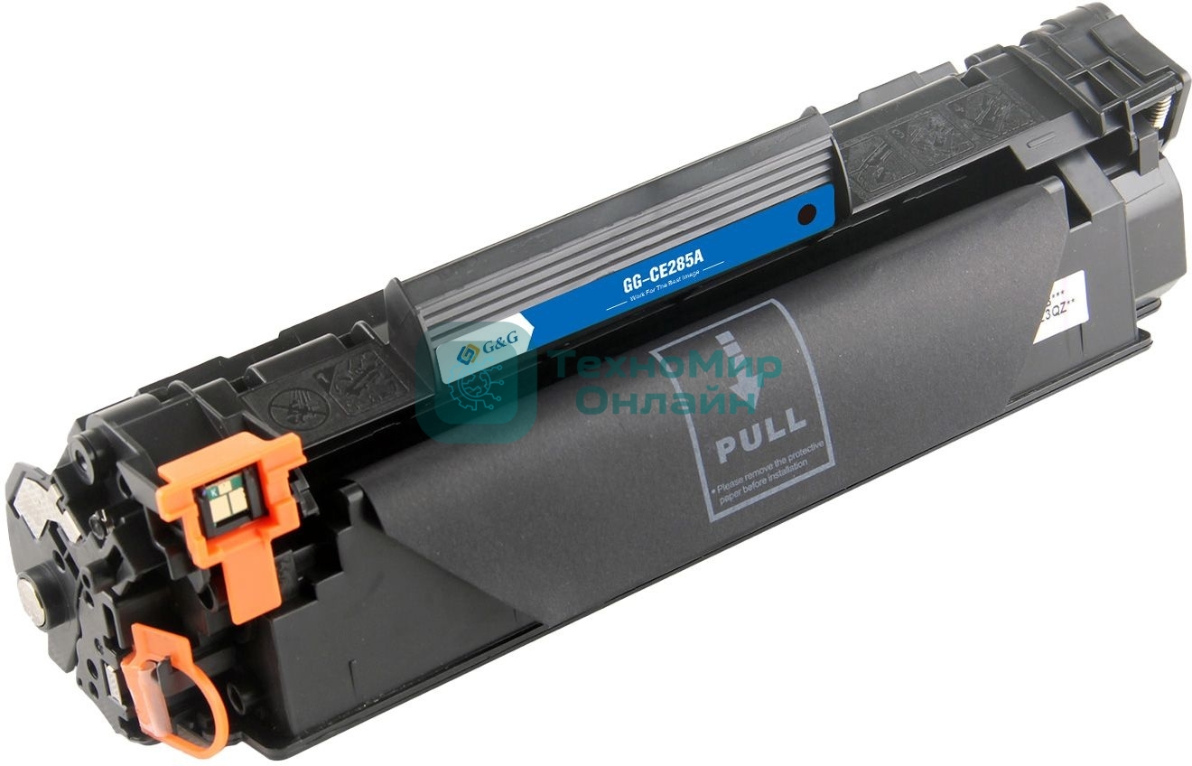 Картридж лазерный G&G GG-CE285A черный (1600 стр.) для HP LJ Pro P1102/P1102w/1214nfh/M1132/M1212nf MFP/M1217nfw MFP