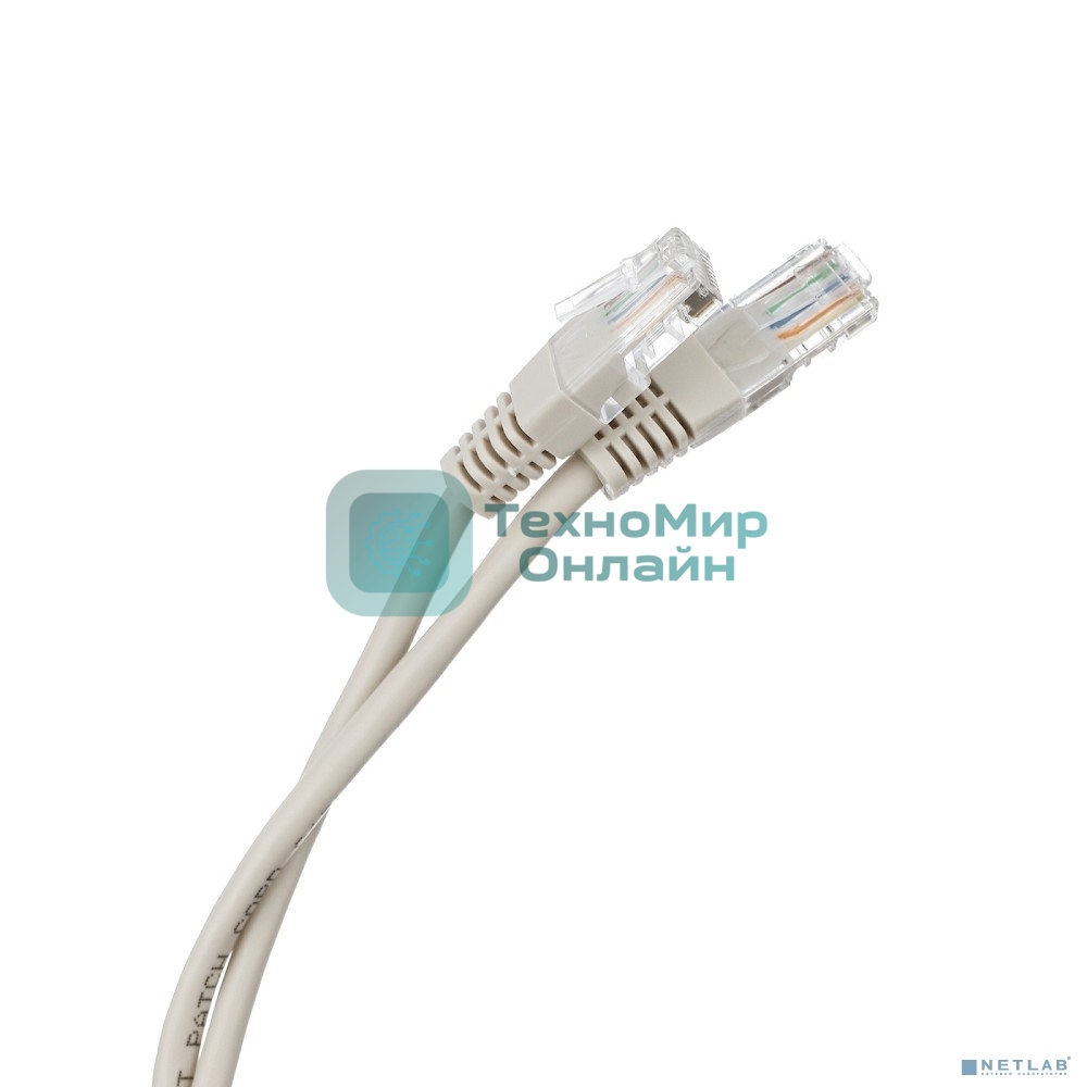 Шнур коммут. NEOMAX (NM13011-030) UTP 3 м, cat.5е, 24AWG, серый, LSZH многожильный
