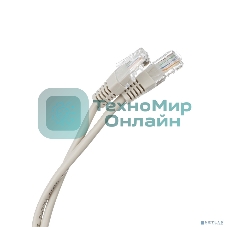 Шнур коммут. NEOMAX (NM13011-030) UTP 3 м, cat.5е, 24AWG, серый, LSZH многожильный