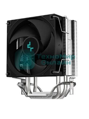 Кулер для процессора DEEPCOOL AG300 серебристый, 92 мм, алюминий/медь, 3050 об/мин, 30.5 дБ, 4 pin, 150 Вт, 129 мм