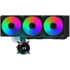 Система жидкостного охлаждения Lian-Li HydroShift II LCD-C 360CL ARGB Soc-AM5/AM4/1700/1851 черный 4-pin 31dB Al+Cu LCD Ret (G89.GHS2LCD36RB.R0)