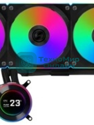 Система жидкостного охлаждения Lian-Li HydroShift II LCD-C 360CL ARGB Soc-AM5/AM4/1700/1851 черный 4-pin 31dB Al+Cu LCD Ret (G89.GHS2LCD36RB.R0)