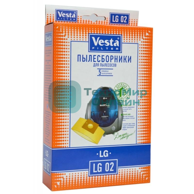 Комплект пылесборников Vesta LG 02