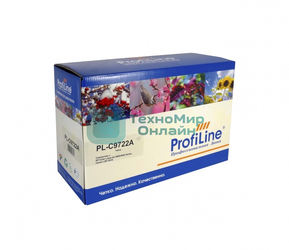 Картридж лазерный ProfiLine PL-C9722A для принтеров HP LJ 4600/4600n/4600dn/4600dtn/4600hdn/4650/4650n/4650dn/4650dtn/4650hdn/Canon ImageClass C2500/LBP2510/5500 Yellow 8000 копий