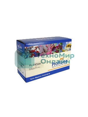 Картридж лазерный ProfiLine PL-C9722A для принтеров HP LJ 4600/4600n/4600dn/4600dtn/4600hdn/4650/4650n/4650dn/4650dtn/4650hdn/Canon ImageClass C2500/LBP2510/5500 Yellow 8000 копий