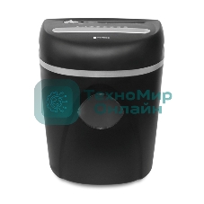 Шредер ГЕЛЕОС Уничтожитель документов УП23-4 DIN P-4 (4 ур-нь секр.), фрагмент 3,9х35мм, 14-16 лист (70г/м2), CD/пл.карты/скрепки/скобы, 23 л.