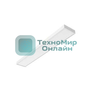 Светильник светодиодный BASIC 1195х180х50 35Вт 4000К офисный встраив. накладной с опаловым рассеив. VARTON B1-A0-00270-01G02-2003540