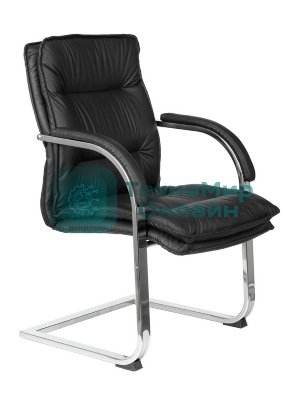 Кресло Бюрократ T-9927SL-LOW-V черный, кожа