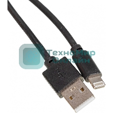 Кабель USB (m)-Lightning (m) 2м черный