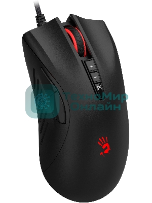 Мышь проводная A4Tech Bloody ES5 черный, 3200 dpi, USB Type-A, кнопки - 8