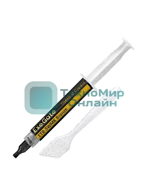 Термопаста ExeGate ETb-5WMK Bronze (4,9 Вт/(м•К), 5г, шприц с лопаткой)