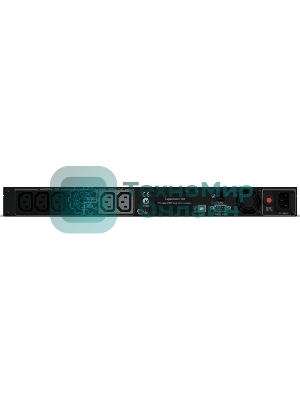 Источник бесперебойного питания CyberPower PR1000ELCDRT1U/1000 ВА/800 Вт/USB/RS-232/EPO/SNMPslot/6 x IEC 320 C13 (компьютерная)
