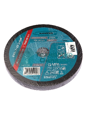 Круг отрезной по металлу Gross 230 х 2,0 х 22,2 мм, WA36TBF