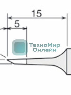 Жало для паяльника Goot PX-60RT-1CR