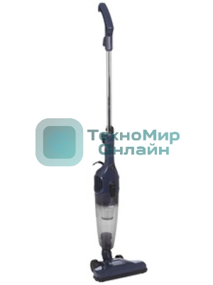 Пылесос вертикальный Blackton Bt VC1605B синий, питание от сети, 80 Вт, уборка сухая, пылесборник 0.5 л