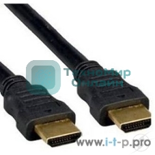 Кабель Cablexpert HDMI CC-HDMI4F-6, 19M/19M, v2.0, медь, позол.разъемы, экран, плоский кабель, 1.8м, черный, пакет