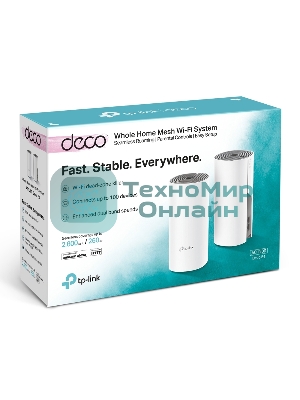 Роутер TP-Link DECO E4(2-PACK) AC1200 Домашняя Mesh Wi-Fi система