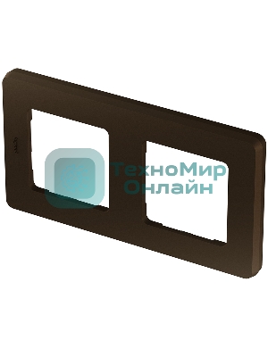 Рамка 2 поста бронза Inspiria