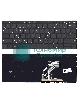 Клавиатура для ноутбука HP 430 G6 черная